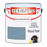 Denny's Wood Paint For Decking Colour- Blueprint Workshop Blue - Anti-Slip Weatherproof Durable