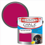 Denny's Chalk Paint For Walls Colour- Blush Cedar Carmine Red - Matte Wipe-Clean Coverage