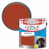 Denny's Chalk Paint For Walls Colour- Blush Charm Red - Matte Wipe-Clean Coverage