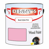 Denny's Wood Paint For Decking Colour- Blush Cotton Pink - Anti-Slip Weatherproof Durable