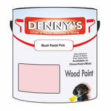 Denny's Wood Paint For Decking Colour- Blush Pastel Pink - Anti-Slip Weatherproof Durable