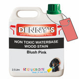 Denny's Stain Paint For Fences Colour- Blush Pink - Weatherproof Uv-Safe Protect