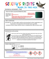 Instructions for use Bmw British Racing Green 4 Car Paint