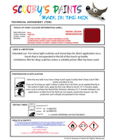 Instructions for use Bmw Chilli Red Car Paint