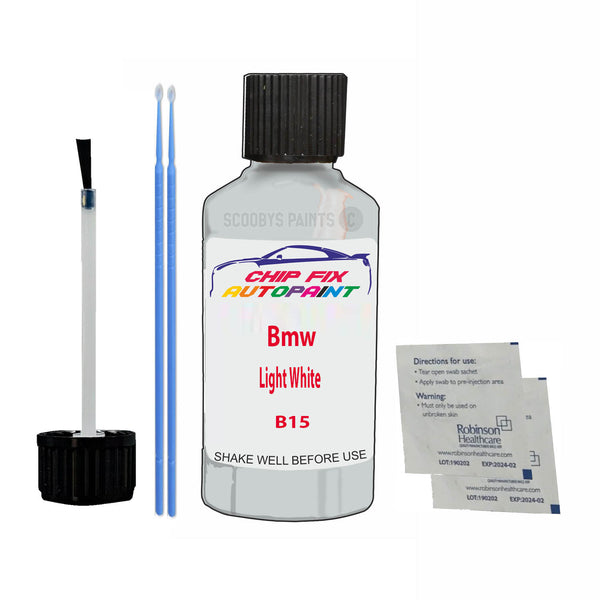 Bmw Light White Touch Up Paint Code B15 Scratch Repair Kit