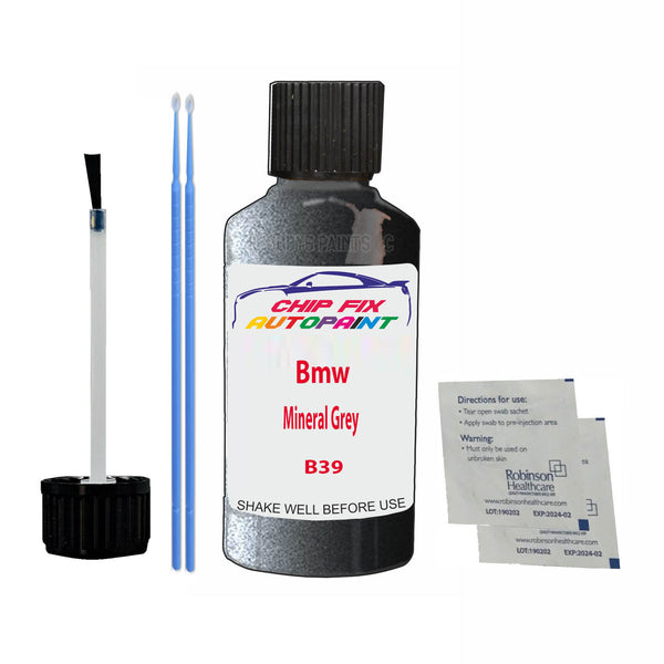 Bmw Mineral Grey Touch Up Paint Code B39 Scratch Repair Kit