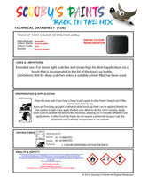 Instructions for use Bmw Dark Graphite Car Paint