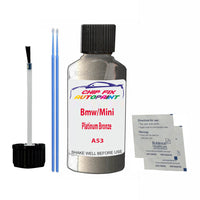 Bmw/Mini Platinum Bronze Touch Up Paint Code A53 Scratch Repair Kit