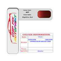 Paint Code Loacation Bmw Nightfire Red