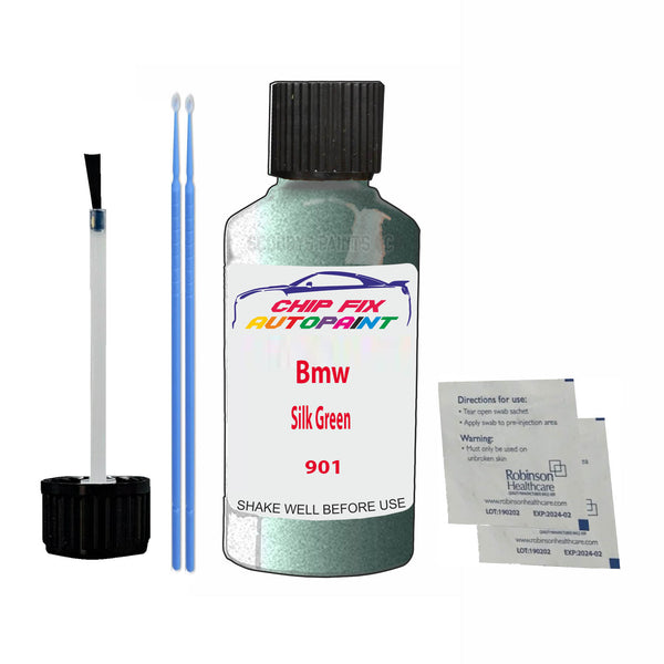 Bmw Silk Green Touch Up Paint Code 901 Scratch Repair Kit