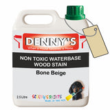 Denny's Stain Paint For Fences Colour- Bone Beige - Weatherproof Uv-Safe Protect