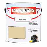 Denny's Tile Paint For Commercial Areas Colour- Bone Beige - High-Traffic Durable Easy-Clean
