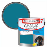 Denny's Chalk Paint For Cabinets Colour- Breeze Sky Blue - Matte Scuffproof Easy-Clean