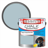 Denny's Chalk Paint For Walls Colour- Breeze Tranquil Denim Blue - Matte Wipe-Clean Coverage