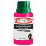 Denny's Stain Paint For Decking Colour- Brick Furnace Red - Anti-Slip Weatherproof Nourish
