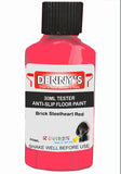 Denny's Floor Paint For Grip Coating Colour- Brick Steelheart Red - Anti-Slip Hardwearing Safe