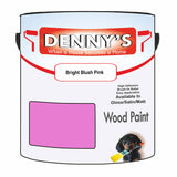 Denny's Wood Paint For Decking Colour- Bright Blush Pink - Anti-Slip Weatherproof Durable