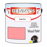 Denny's Wood Paint For Decking Colour- Bright Pink - Anti-Slip Weatherproof Durable