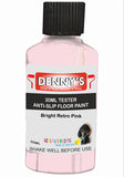 Denny's Floor Paint For Grip Coating Colour- Bright Retro Pink - Anti-Slip Hardwearing Safe