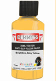 Denny's Floor Paint For Grip Coating Colour- Brightline Alloy Yellow - Anti-Slip Hardwearing Safe