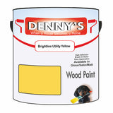 Denny's Wood Paint For Decking Colour- Brightline Utility Yellow - Anti-Slip Weatherproof Durable