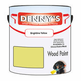 Denny's Wood Paint For Decking Colour- Brightline Yellow - Anti-Slip Weatherproof Durable