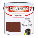 Denny's Wood Paint For Decking Colour- Bronze Brown - Anti-Slip Weatherproof Durable