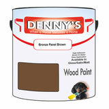 Denny's Wood Paint For Decking Colour- Bronze Panel Brown - Anti-Slip Weatherproof Durable