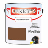 Denny's Wood Paint For Decking Colour- Bronze Saddle Brown - Anti-Slip Weatherproof Durable