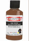 Denny's Floor Paint For Grip Coating Colour- Bronze Saddle Brown - Anti-Slip Hardwearing Safe
