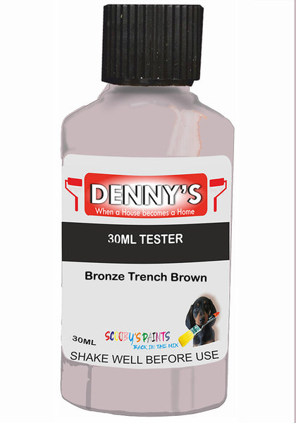 Denny's Chalk Paint For Furniture Colour- Driftwood Saddle Brown - Matte Scuffproof Refresh