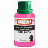 Denny's Stain Paint For Fences Colour- Bubble Coral Pink - Weatherproof Uv-Safe Protect