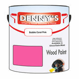 Denny's Wood Paint For Decking Colour- Bubble Coral Pink - Anti-Slip Weatherproof Durable