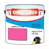 Denny's Plastic Paint For Pvc Colour- Bubble Coral Pink - Adhesion Tough Colour-Hold