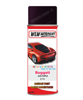 Bugatti ALEX PURPLE Aerosol Spray Paint Code E70 Basecoat Spray Paint