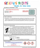 Instructions For Use Bugatti ALL MODELS BLEU TYPE 59 Car Paint