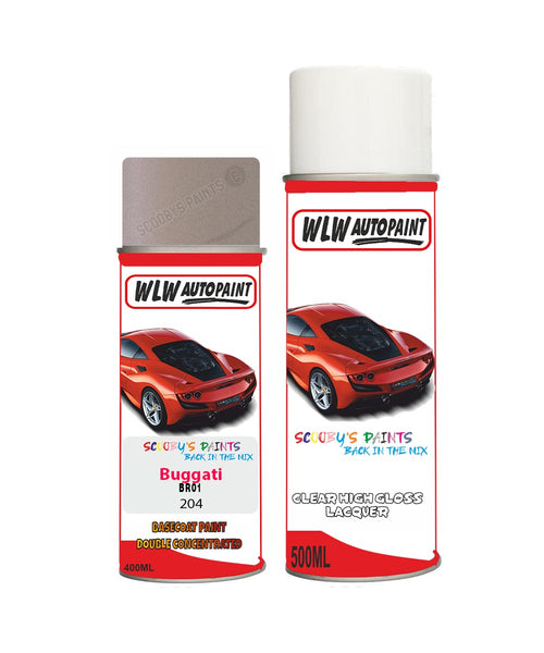 Aerosol Spraypaint For Bugatti All Models Br01 Paint Code 204 – Auto ...