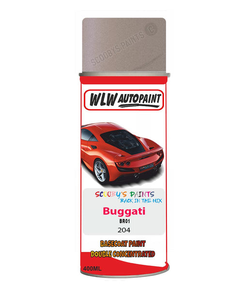 Bugatti BR01 Aerosol Spray Paint Code 204 Basecoat Spray Paint