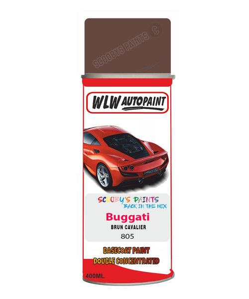 Bugatti BRUN CAVALIER Aerosol Spray Paint Code 805 Basecoat Spray Paint