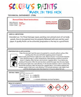 Instructions For Use Bugatti ALL MODELS DOVE GREY Car Paint