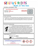 Instructions For Use Bugatti ALL MODELS GRIS NUAGE MATT Car Paint