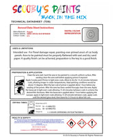 Instructions For Use Bugatti ALL MODELS HENRY SPECIAL BLUE INTERIEUR Car Paint