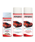 Bugatti ALL MODELS QUARTZ WHITE Complete Aerosol Kit With Primer and Laquer