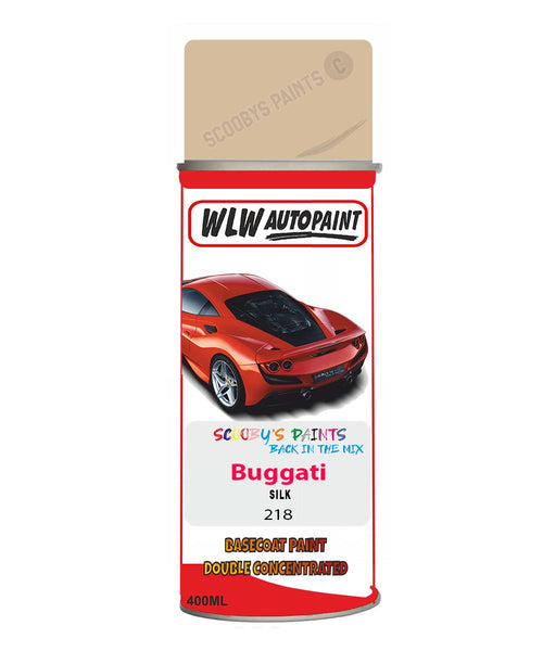 Bugatti SILK Aerosol Spray Paint Code 218 Basecoat Spray Paint