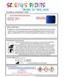 Instructions For Use Bugatti ALL MODELS SPIRIT BLUE Car Paint
