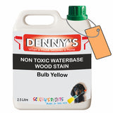Denny's Stain Paint For Decking Colour- Bulb Yellow - Anti-Slip Weatherproof Nourish