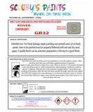 CANYON GREY Aerosol Spray Paint Code GR32 Classic ROVER Model A60 Cambridge Automotive Restorative Paint Vehicle Touch-Up ROVER GR32 Paint Car Restoration DIY Auto Painting Classic Car Refinishing High-Quality Spray Paint Automotive Finish Vehicle Restoration Supplies Custom Car Paint Auto Body Paint Aerosol Can Automotive Refinishing Paint for Classic Cars