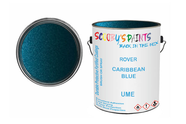 Mixed Paint For Rover 45/400 Series, Caribbean Blue, Code: Ume, Blue