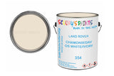 Mixed Paint For Land Rover Defender, Chamonix/Davos White/Ivory, Code: 354, White