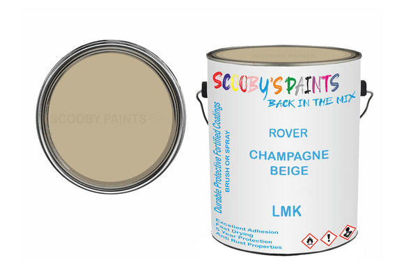 Mixed Paint For Rover Metro, Champagne Beige, Code: Lmk, Brown-Beige-Gold